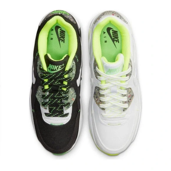 GS) AIR MAX 90 EXETER EDITIONKids – Black/White-iron Grey-volt